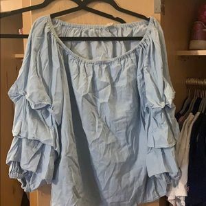 Off the shoulder shirt